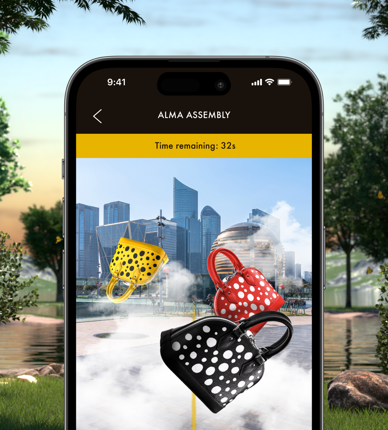 Louis Vuitton x Yayoi Kusama app screenshot